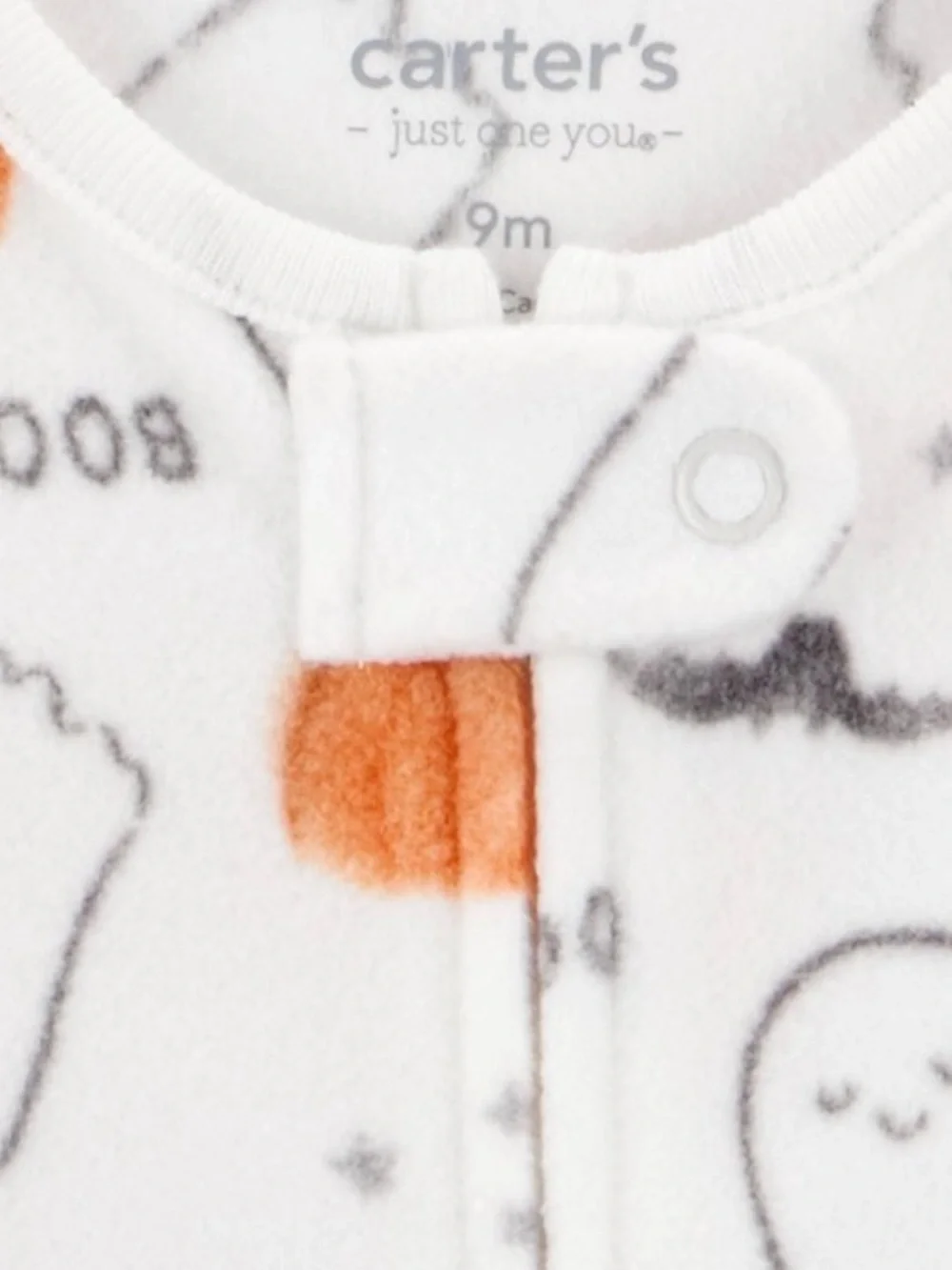 🎃👻 NWT Carter’s Baby Halloween Pumpkins and Ghosts Cozy Sleeper - Newborn 👻🎃